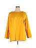 ELOQUII Yellow Long Sleeve Blouse Size 16 - photo 1