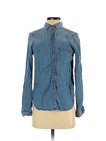 American Eagle Outfitters Long Sleeve Button-Down Shirt (view 1)