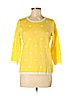 Adrienne Vittadini Yellow Sweatshirt Size M - photo 1