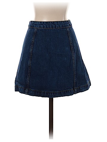 Topshop Denim Skirt (view 2)