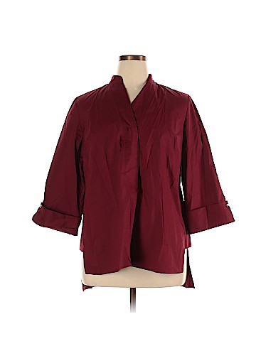 ELOQUII Long Sleeve Blouse (view 1)