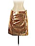 Tory Burch 100% Leather Gold Leather Skirt Size XS - photo 1