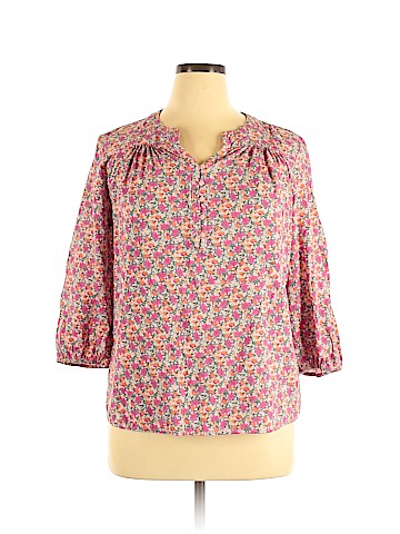 St. John's Bay 3/4 Sleeve Top (view 1)