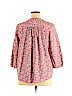 St. John's Bay 100% Rayon Pink 3/4 Sleeve Top Size XL - photo 2