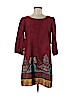 Bebop 100% Rayon Burgundy Casual Dress Size M - photo 1