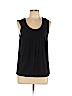Ann Taylor LOFT Black Sleeveless Top Size L (petite) - photo 1