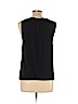 Ann Taylor LOFT Black Sleeveless Top Size L (petite) - photo 2