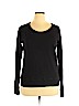 James Perse 100% Supima Cotton Black Sweatshirt Size XL (4) - photo 1
