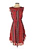 Ann Taylor LOFT 100% Polyester Red Casual Dress Size XS (petite) - photo 1