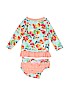 Ruffle Butts Orange Rash Guard Size 6-12 mo - photo 2