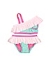 Cat & Jack Pink Two Piece Swimsuit 12-18 MO / 18 MO - photo 1