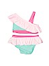 Cat & Jack Pink Two Piece Swimsuit 12-18 MO / 18 MO - photo 2
