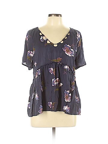Lucky Brand Short Sleeve Blouse (view 1)