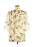 Lauren Conrad 100% Polyester Ivory 3/4 Sleeve Blouse Size XL - photo 2