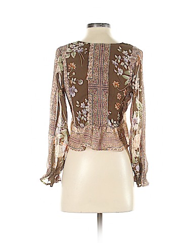 American Eagle Outfitters Long Sleeve Blouse (view 2)