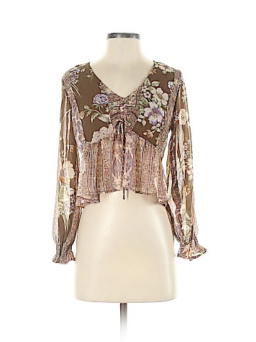 American Eagle Outfitters Long Sleeve Blouse (view 1)