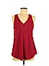 Mossimo 100% Polyester Red Sleeveless Blouse Size M - photo 1