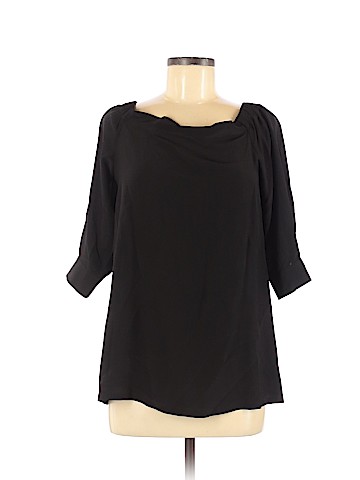 Theory 3/4 Sleeve Silk Top (view 1)