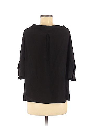 Theory 3/4 Sleeve Silk Top (view 2)