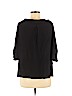Theory 100% Silk Black 3/4 Sleeve Silk Top Size S - photo 2