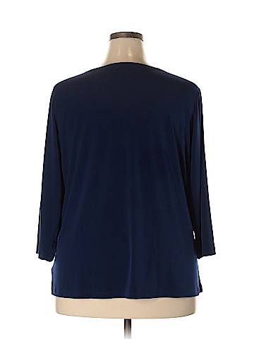 Susan Graver 3/4 Sleeve Top (view 2)