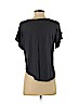 Ann Taylor LOFT 100% Rayon Gray Short Sleeve Top Size S (petite) - photo 2