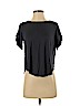Ann Taylor LOFT 100% Rayon Gray Short Sleeve Top Size S (petite) - photo 1