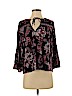 Lucky Brand Black 3/4 Sleeve Blouse Size S - photo 1