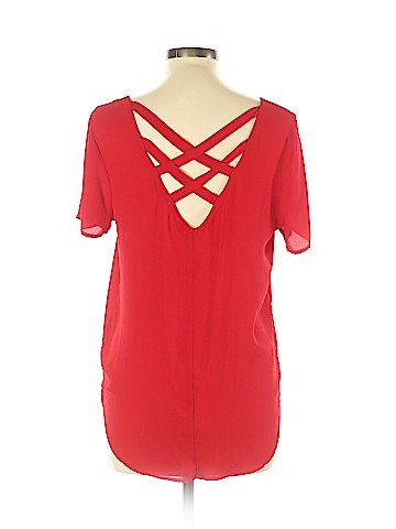 Lily White Short Sleeve Blouse (view 2)