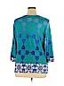 Ruby Rd. Blue 3/4 Sleeve Top Size XL (petite) - photo 2