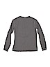 NHL 100% Cotton Gray Long Sleeve T-Shirt Size 8 - photo 2