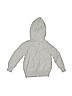 Old Navy 100% Cotton Solid Gray Zip Up Hoodie Size 4T - photo 2
