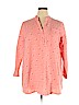 Unbranded Pink Long Sleeve Button-Down Shirt Size XL - photo 1