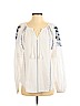 Gap White Long Sleeve Top Size S - photo 1