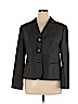 Lafayette 148 New York Black Wool Blazer Size 16 - photo 1