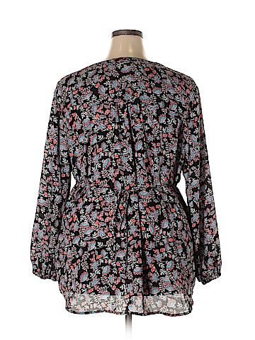 Terra & Sky Long Sleeve Blouse (view 2)