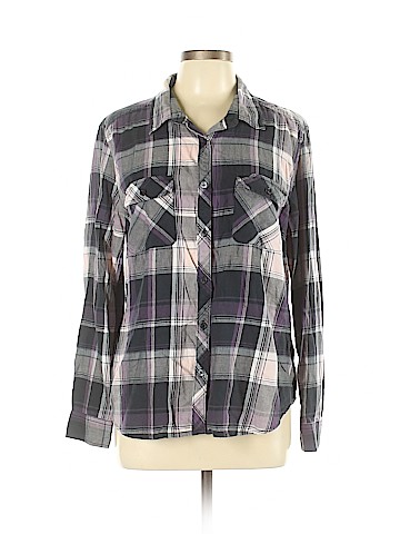 Faded Glory Long Sleeve Button-Down Shirt (view 1)