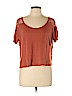 Forever 21 Orange Short Sleeve Top Size L - photo 1