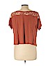 Forever 21 Orange Short Sleeve Top Size L - photo 2