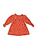 Masala Kids 100% Cotton Print Orange Dress Size 12-18 mo - photo 2