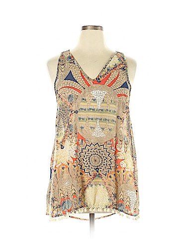 Umgee Sleeveless Blouse (view 1)