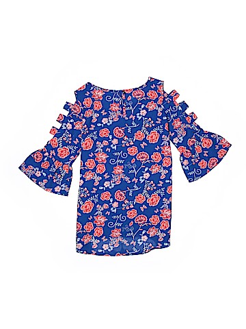 Lily Bleu 3/4 Sleeve Blouse (view 2)