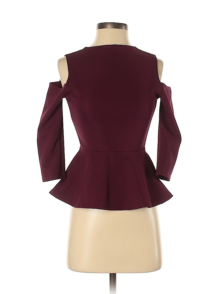 Windsor Burgundy Sleeveless Blouse Size S - photo 1