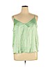 ASOS 100% Polyester Green Sleeveless Blouse Size 14 - photo 1