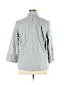 Foxcroft 100% Cotton Gray Long Sleeve Button-Down Shirt Size XL - photo 2