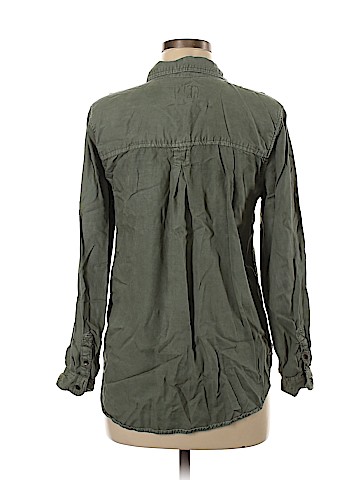 American Eagle Outfitters Long Sleeve Button-Down Shirt (view 2)