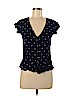 Rails 100% Rayon Blue Short Sleeve Blouse Size M - photo 1
