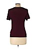 Charlotte Russe Burgundy Short Sleeve Top Size L - photo 2