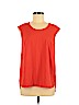 Merona 100% Polyester Orange Tank Top Size M - photo 1