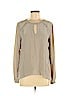 Ramy Brook Tan Long Sleeve Blouse Size M - photo 1